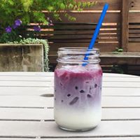 Iced Purple Matcha Latte