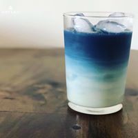 Iced Blue Matcha Latte